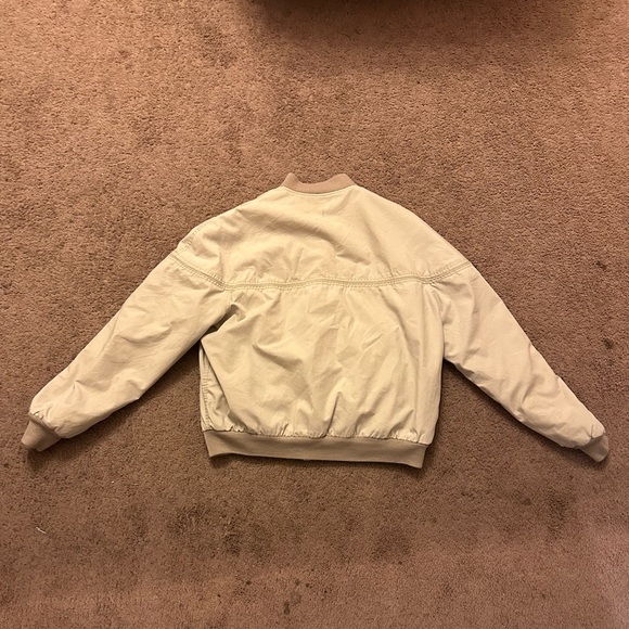 tan bomber jacket - Picture 3 of 3